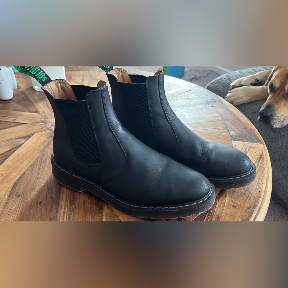 Solovair Black Chelsea Boots